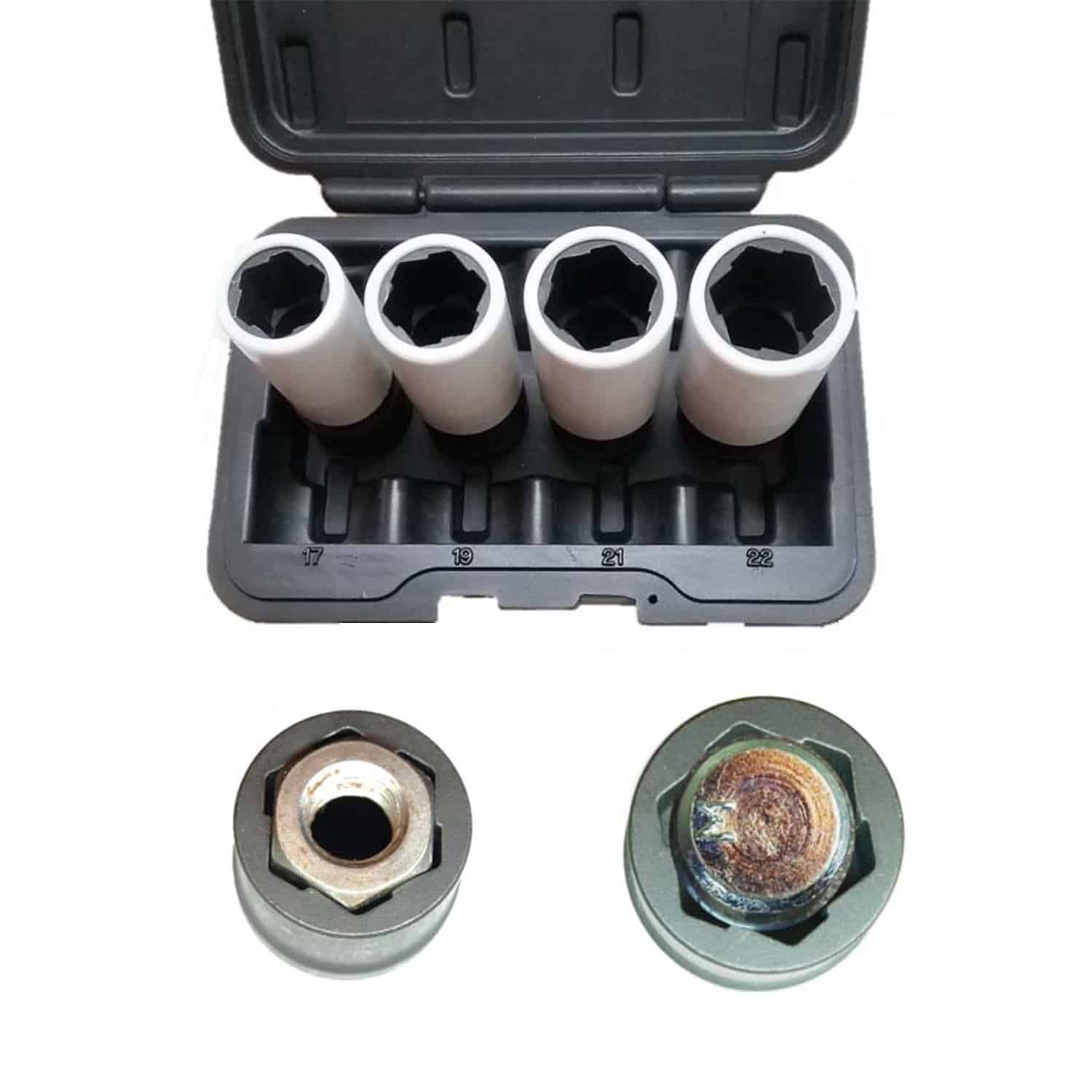 Radmuttern Stecknüsse für Alu Felgen lösen Schlagschrauber Steck Nuss Nüsse Set Radmuttern Stecknüsse für Alu Felgen lösen Schlagschrauber Steck Nuss Nüsse Set
