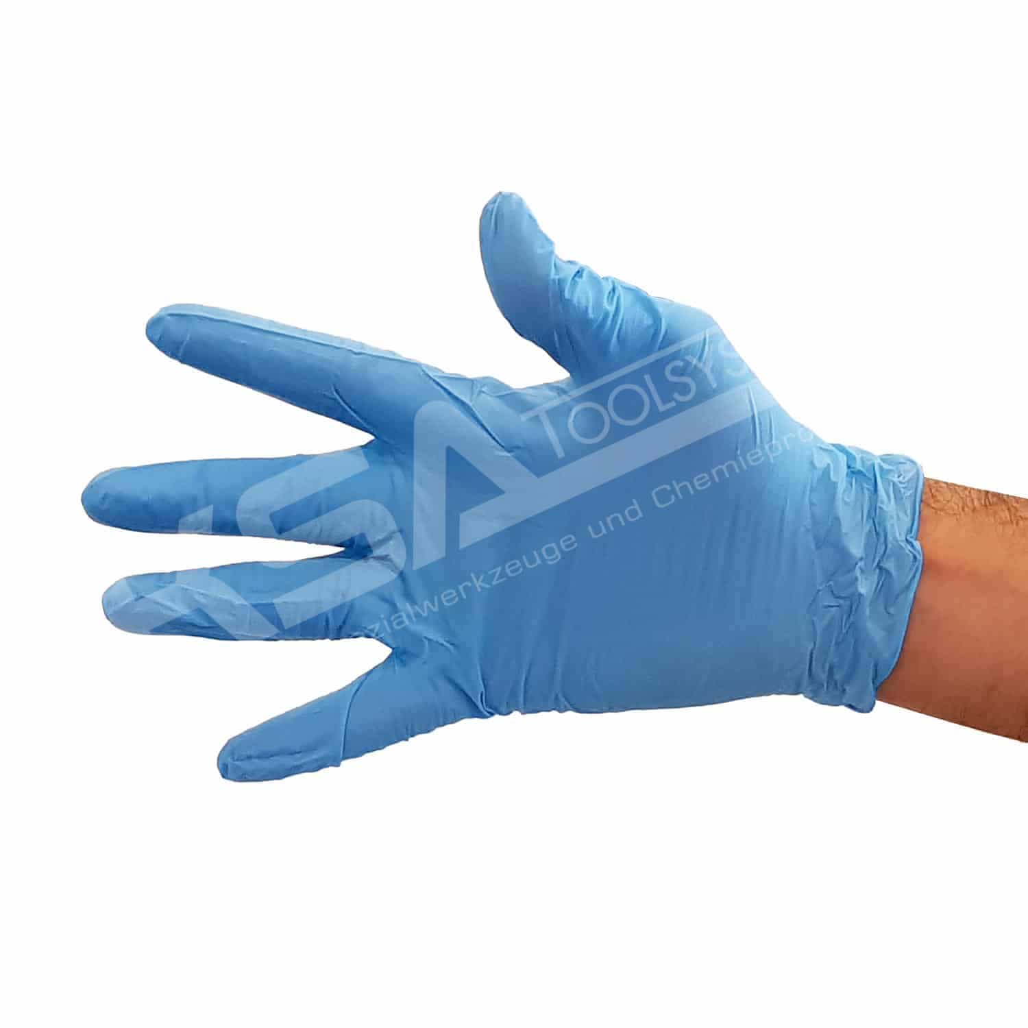Nitril-Einmalhandschuhe, blau