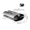 UP-5113-15, Vollgummiprofil, 29,5×19 mm, 15 m