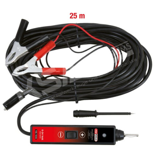 Funktionsprüflampe 6-24V DC mit 25 Meter Kabel