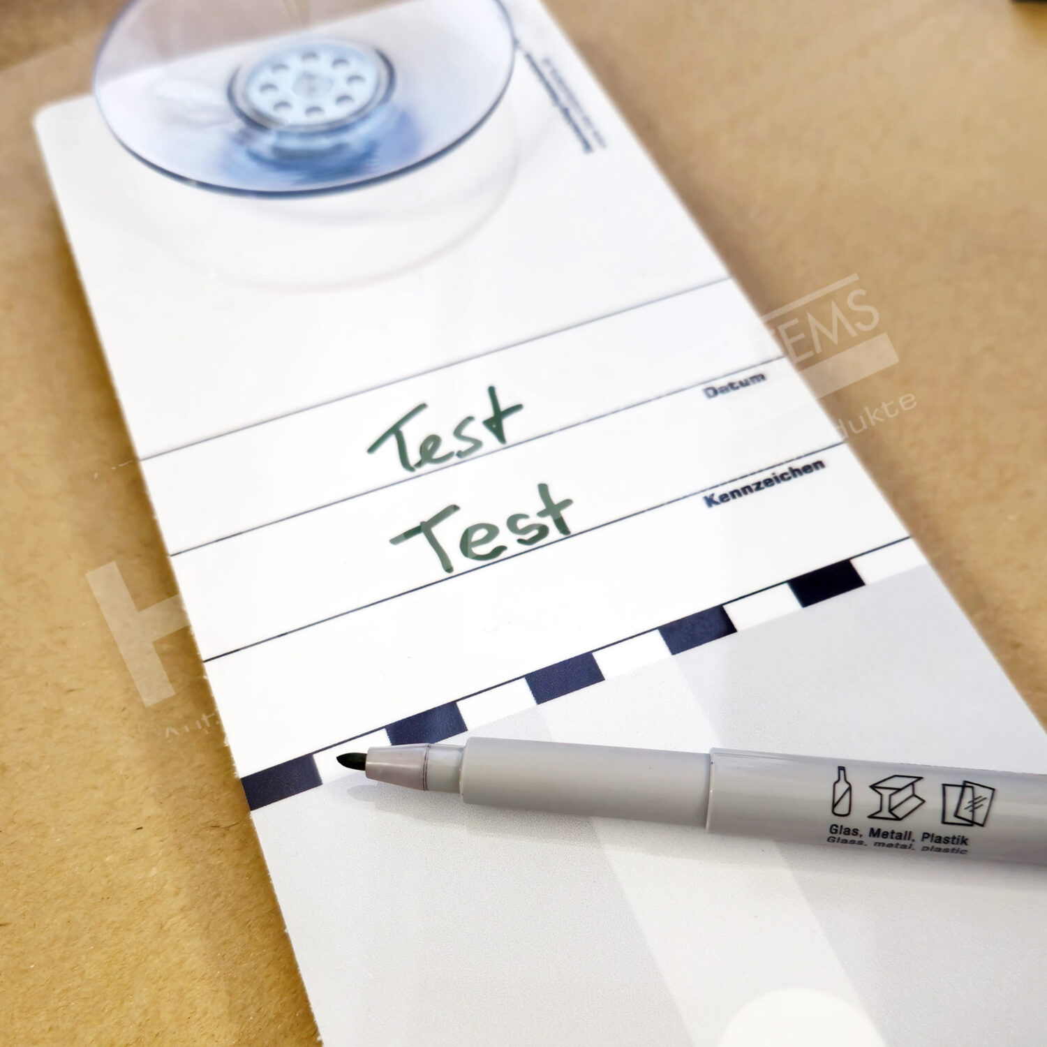 Dokumentationshilfe - Steinschlag-Fotoschablone mit Saugnapf und Stift – Bild 6
